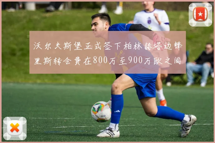 沃尔夫斯堡正式签下柏林赫塔边锋里斯转会费在800万至900万欧之间